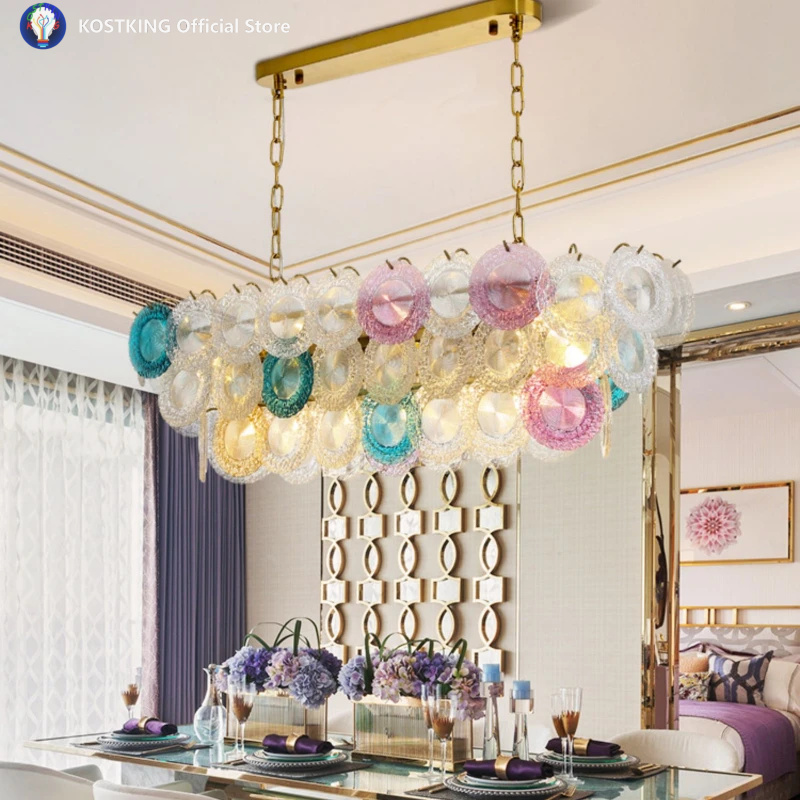 Decor Lighting The Parade - Modern Luxury Chandeliers Glass Shade LED