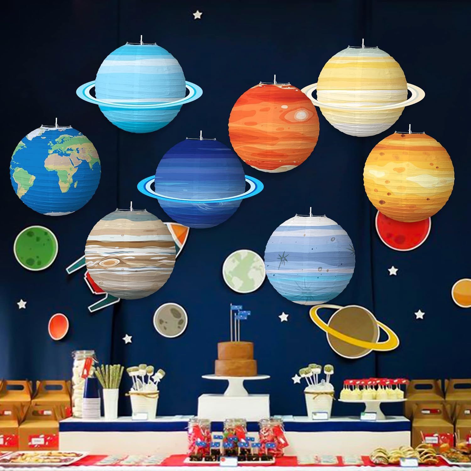 Lantern Paper Solar - Solar System Creative Planet Paper Lanterns