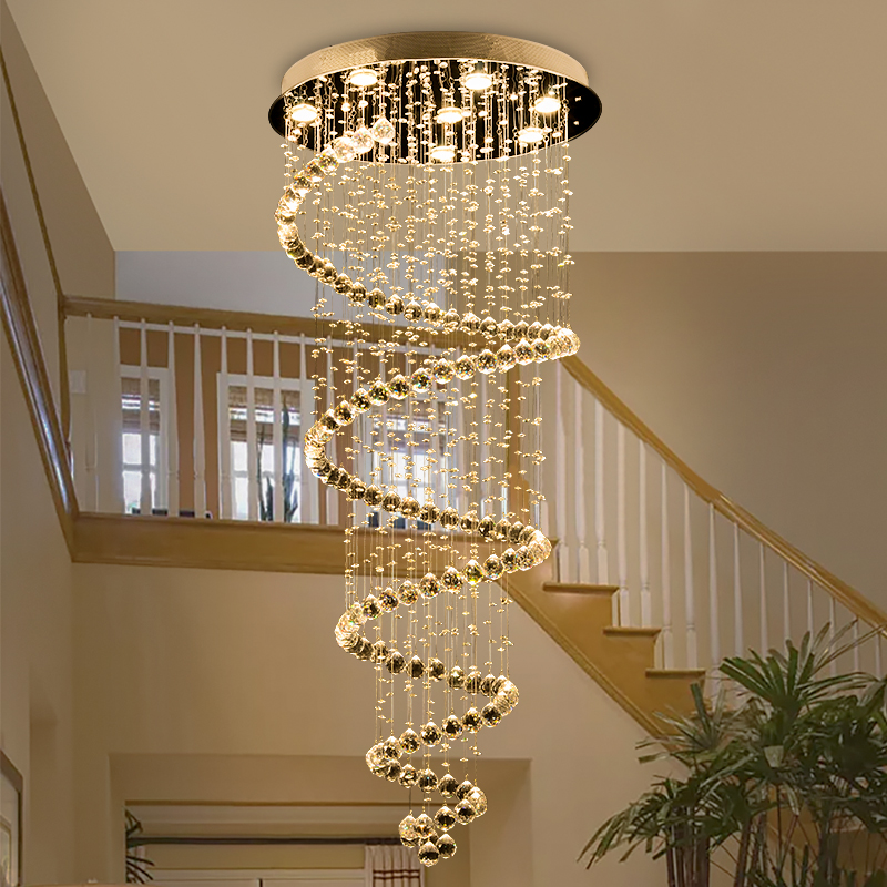 Decor Lighting Online - Staircase Long Pendant Lamp, Villa Lamp,