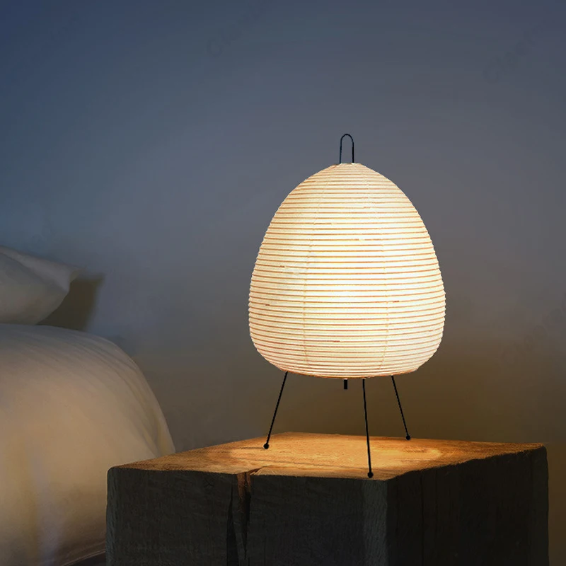 Lantern Paper Solar - Japanese Design Paper Table Lamp Tripod