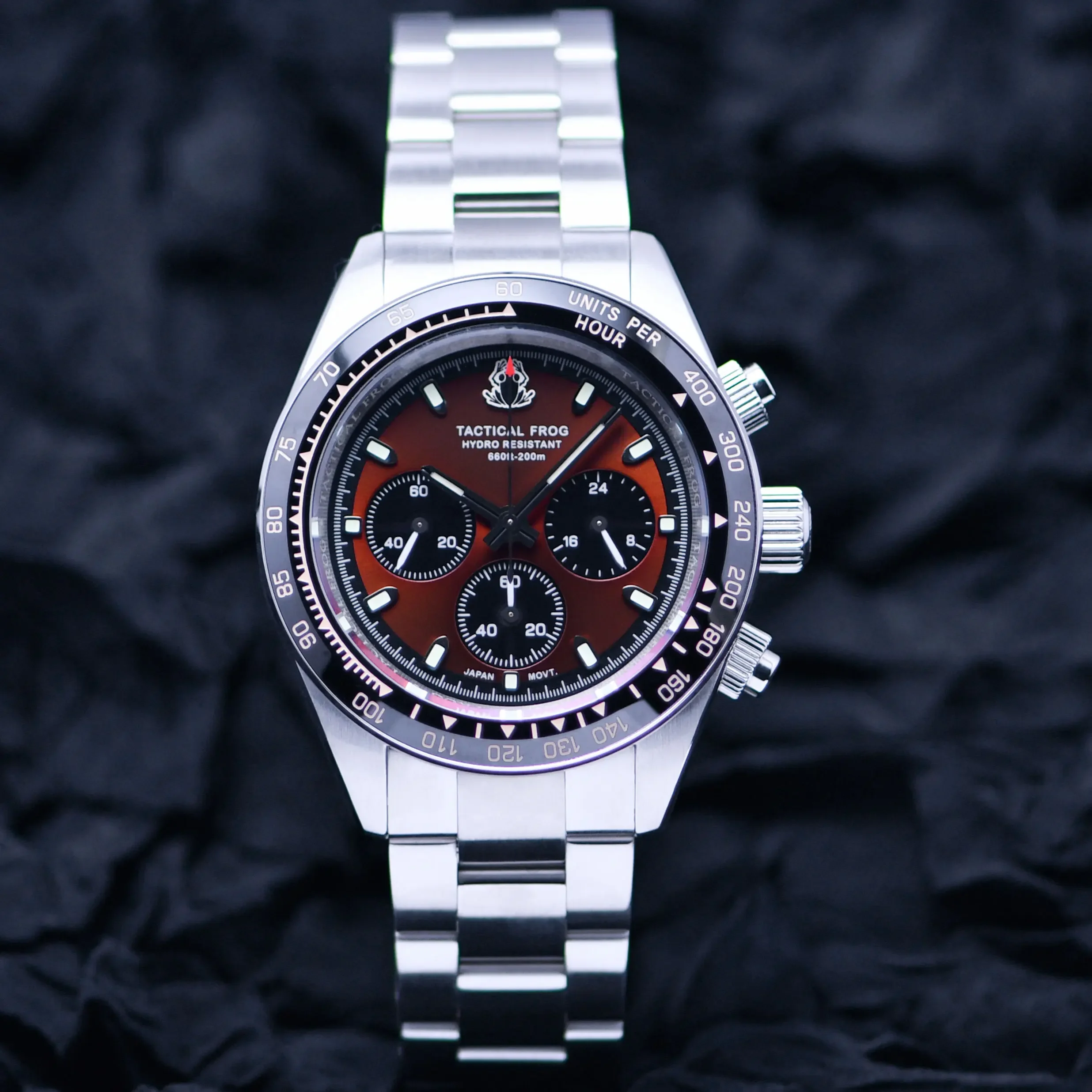Lantern Paper Solar - Tactical Frog 41mm Men's Timing Watch