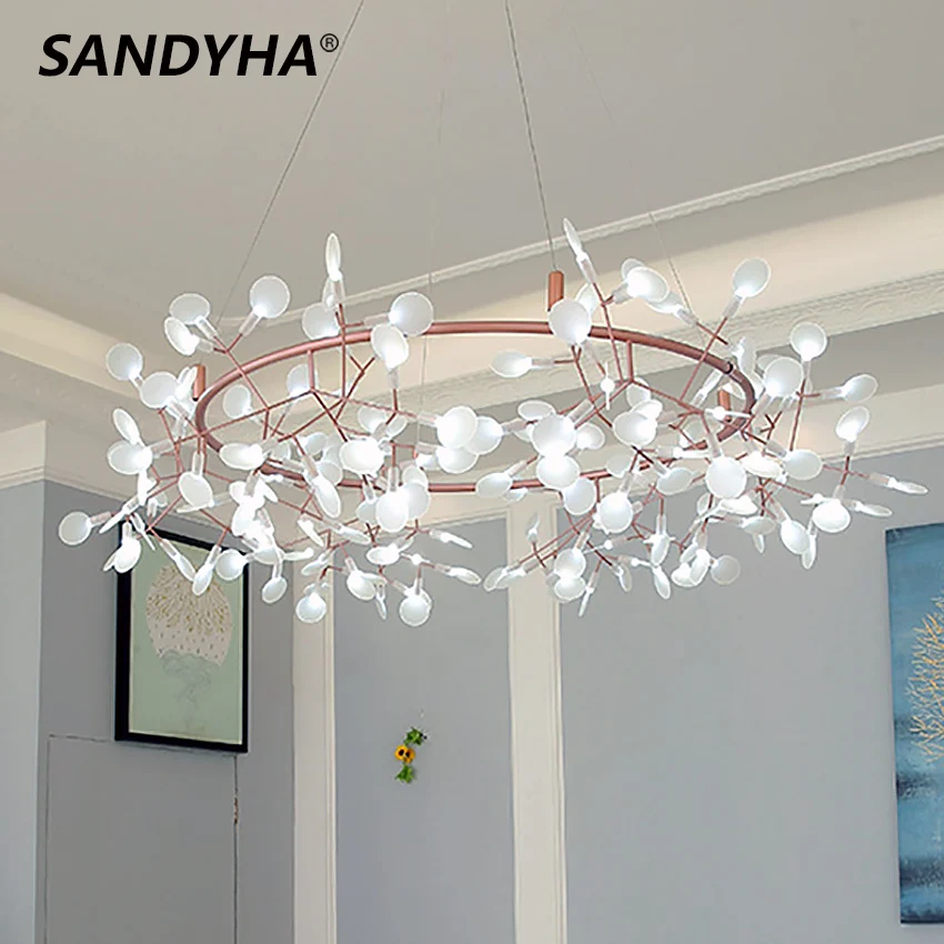 Decor Lighting The Parade - Modern LED Firefly Chandelier Acrylic Tree