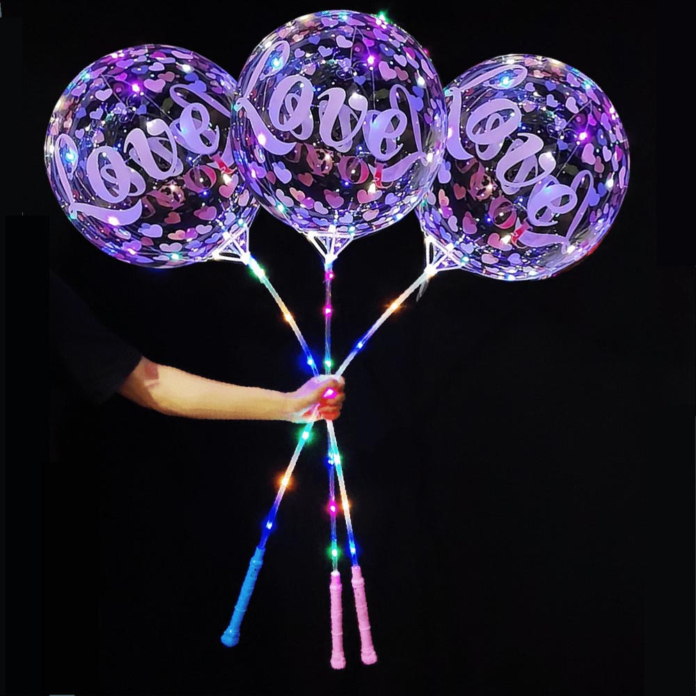 Lighting Bolt Decor - 5/10/20/30pcs 20 Inches LED Letter Balloon