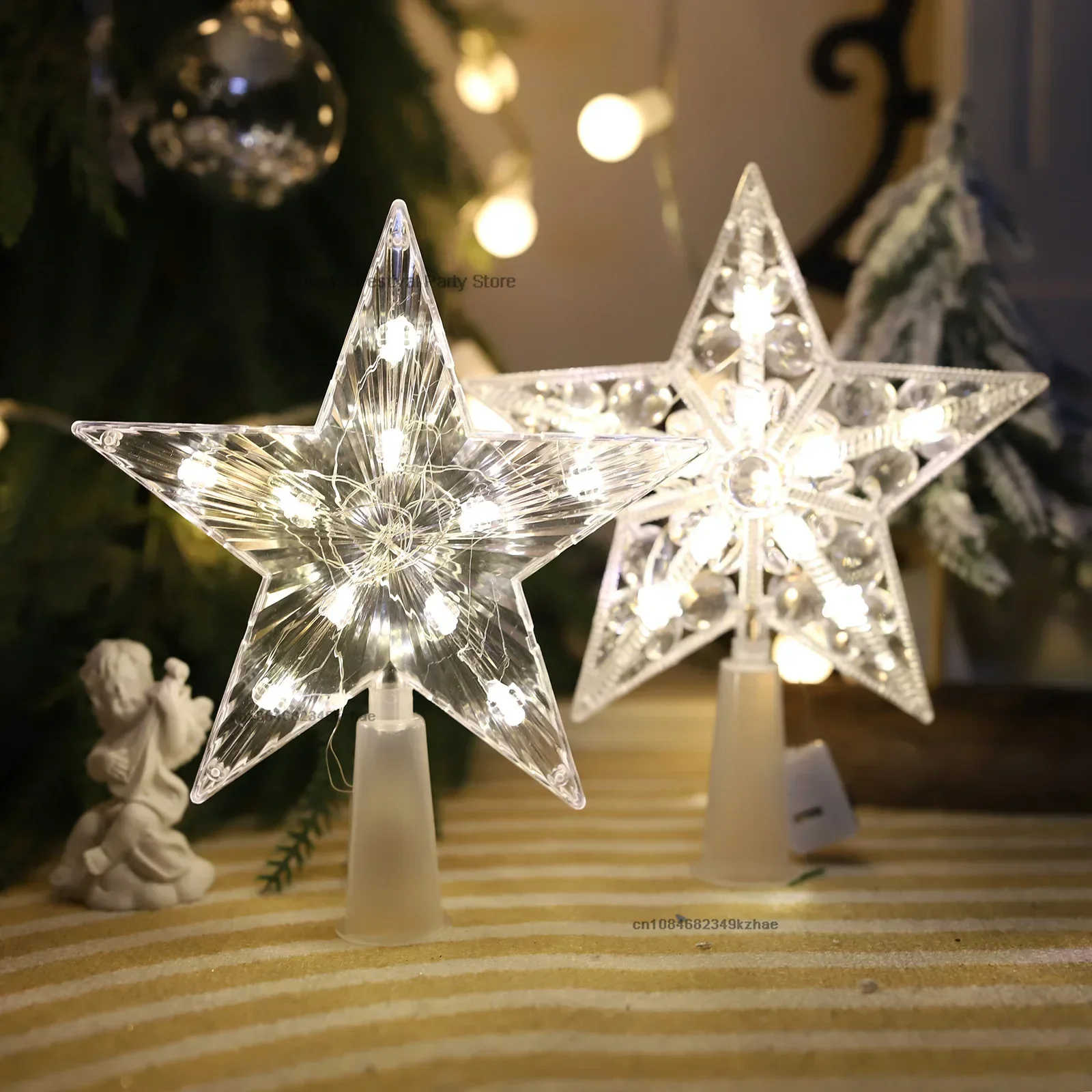 15CM LED Christmas Tree Orname - Home Decor Lighting Tree 评论和价格
