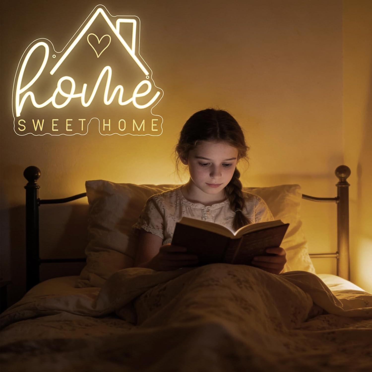 Sweet Home Neon Sign USB Dimma - Lighting Decor For Home 评论和价格