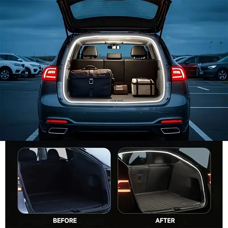 LED Car Trunk Light Strip Auto - Lighting Bolt Decor 评论和价格
