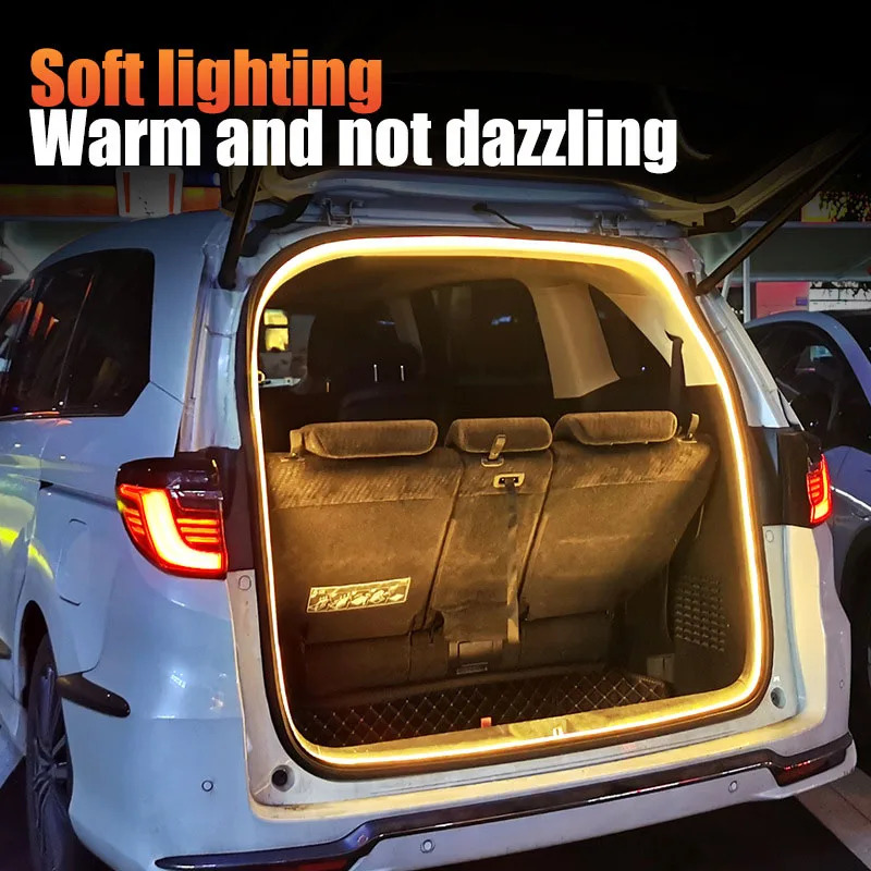 LED Car Trunk Light Strip Auto - Lighting Bolt Decor 评论和价格