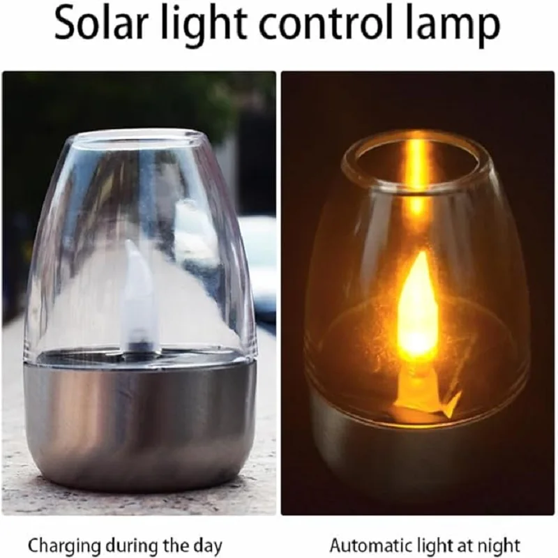 Solar Powered Flameless Candle - Outdoor Lighting Wedding Decor 评论和价格