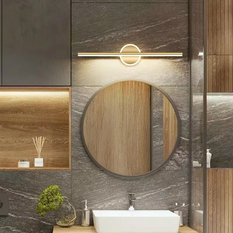 Modern LED Mirror Lamp 40/55cm - Lighting Bolt Decor 评论和价格