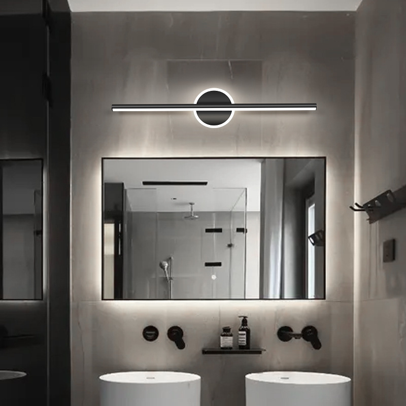 Modern LED Mirror Lamp 40/55cm - Lighting Bolt Decor 评论和价格