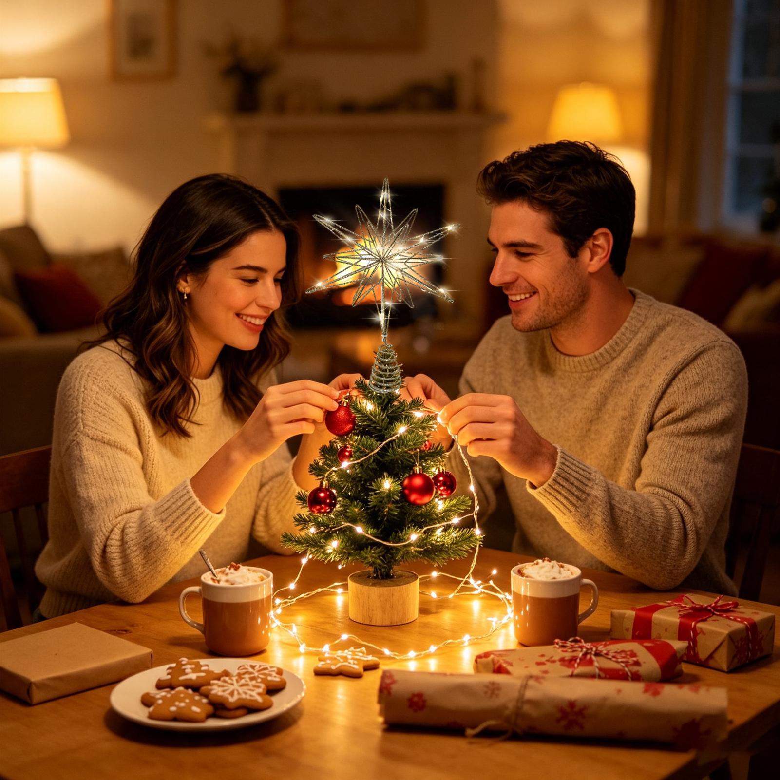 Star Tree Topper Lighted Chris - Home Decor Lighting Tree 评论和价格