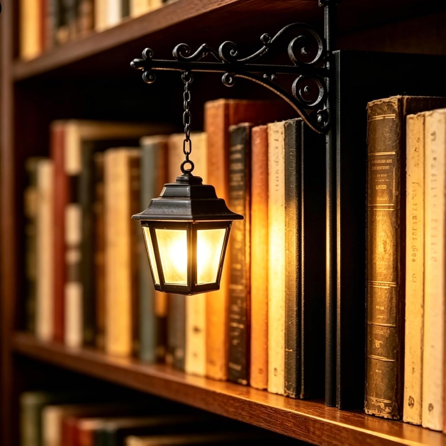 Bookshelf Lamp Library Lantern - Lighting Decor For Home 评论和价格