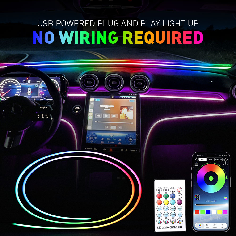 140/150CM Car Interior Symphon - Lighting Bolt Decor 评论和价格