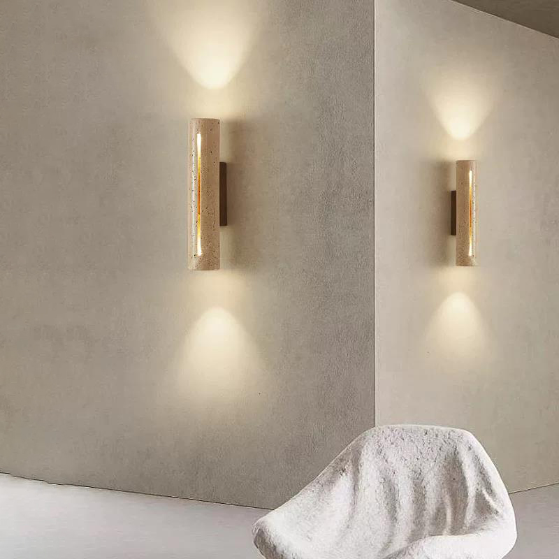 Yellow Travertine Wall Light S - Decor Lighting Cy 评论和价格