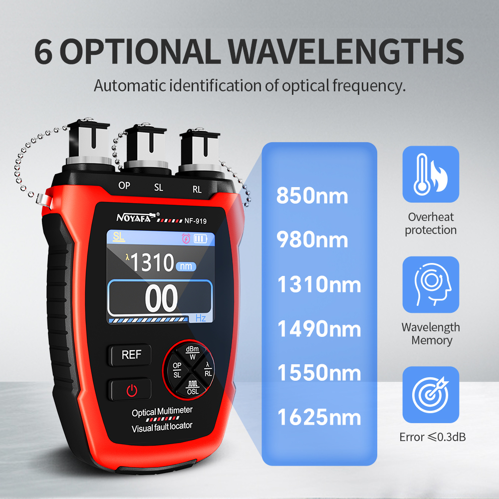 NOYAFA Fiber Optic Tester NF-9 - Lighting Visual 评论和价格