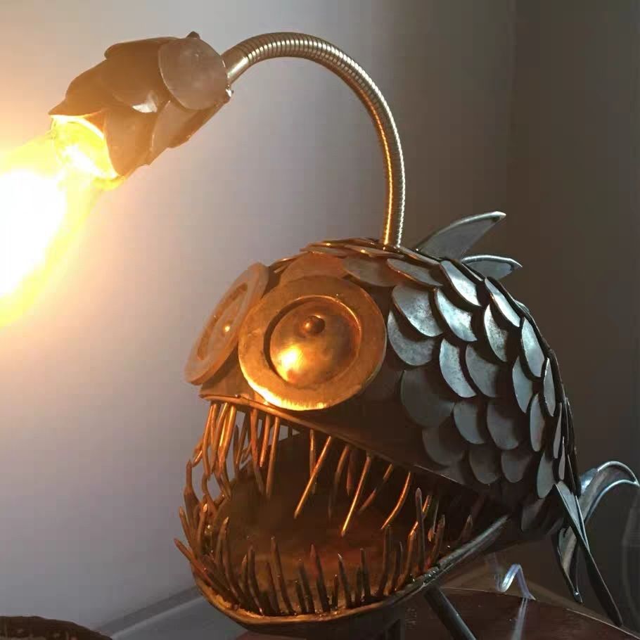 Vintage Retro Metal Angler Fis - Decor Lighting Floor Lamps 评论和价格