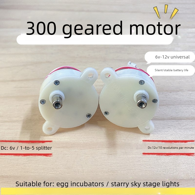 Low Speed DC Gear Motor 6V 12V - Decor Lighting Ie 评论和价格