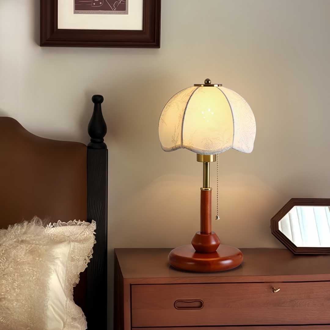 Vintage Scalloped Dome Table L - Lighting Decor For Home 评论和价格