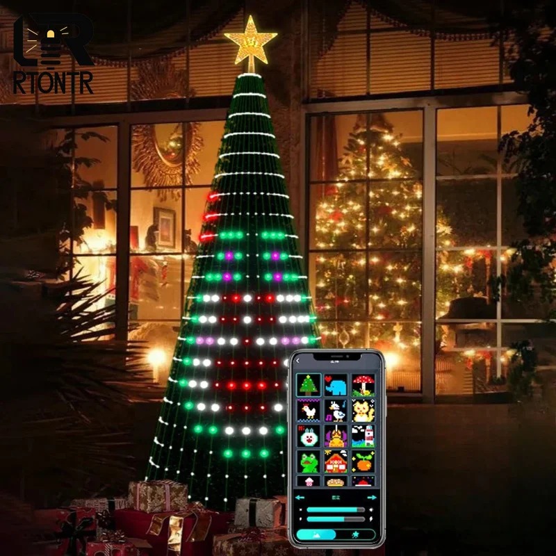 Christmas Star Tree Lights RGB - Lighting Decor For Home 评论和价格