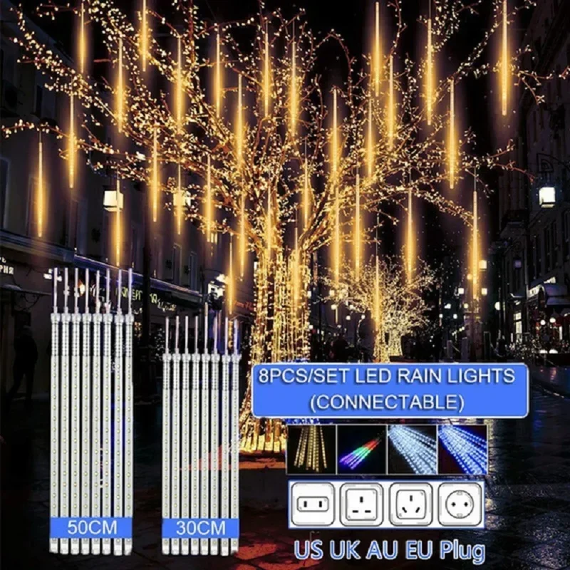 30cm /50cm Waterproof Meteor S - Outdoor Lighting Wedding Decor 评论和价格