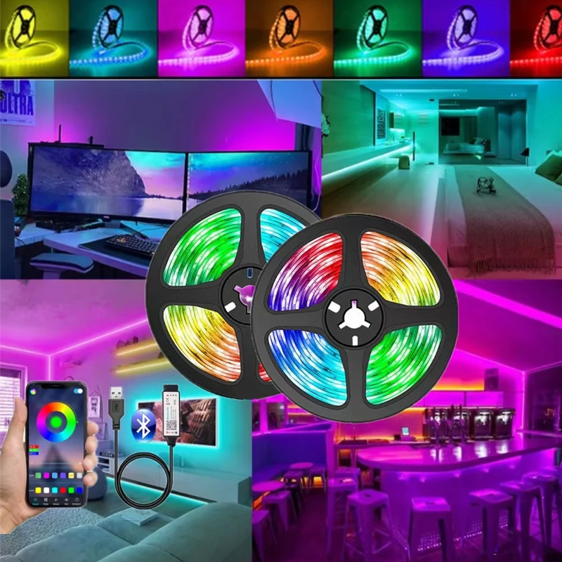 USB Led Strip Lights DC 5V RGB - Lighting Bolt Decor 评论和价格