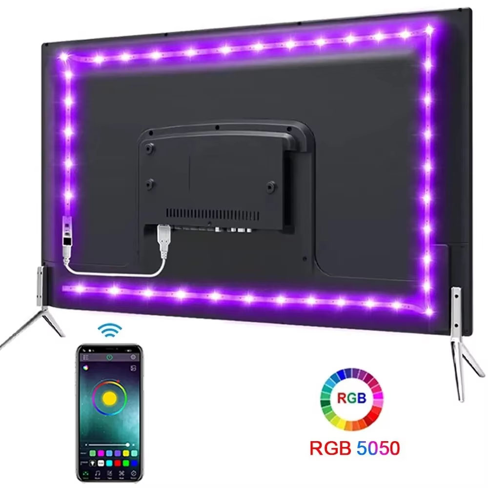USB Led Strip Lights DC 5V RGB - Lighting Bolt Decor 评论和价格