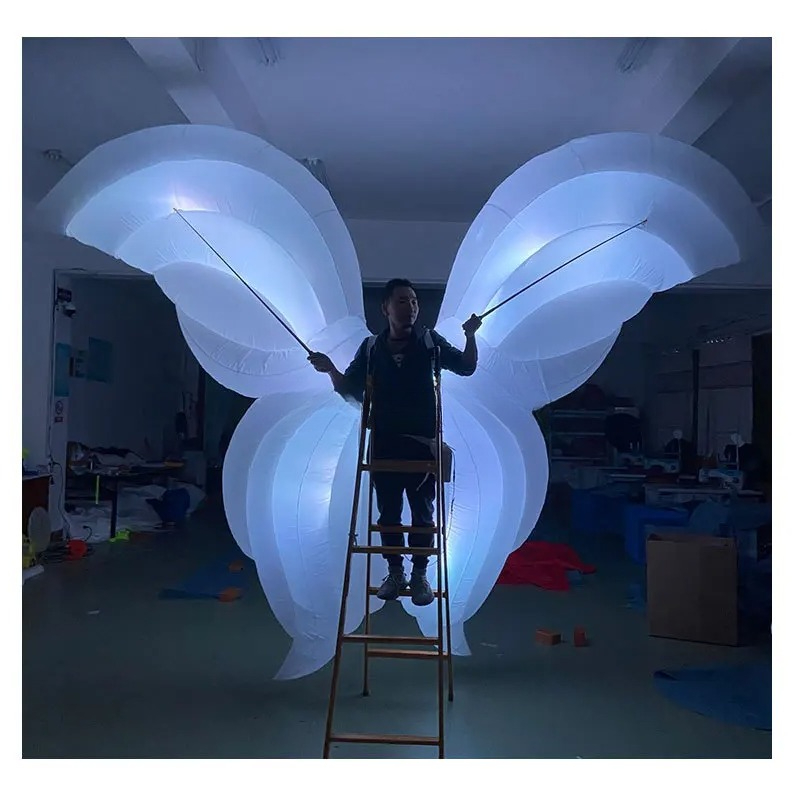 Fancy White Inflatable Flower  - Decor Lighting The Parade 评论和价格
