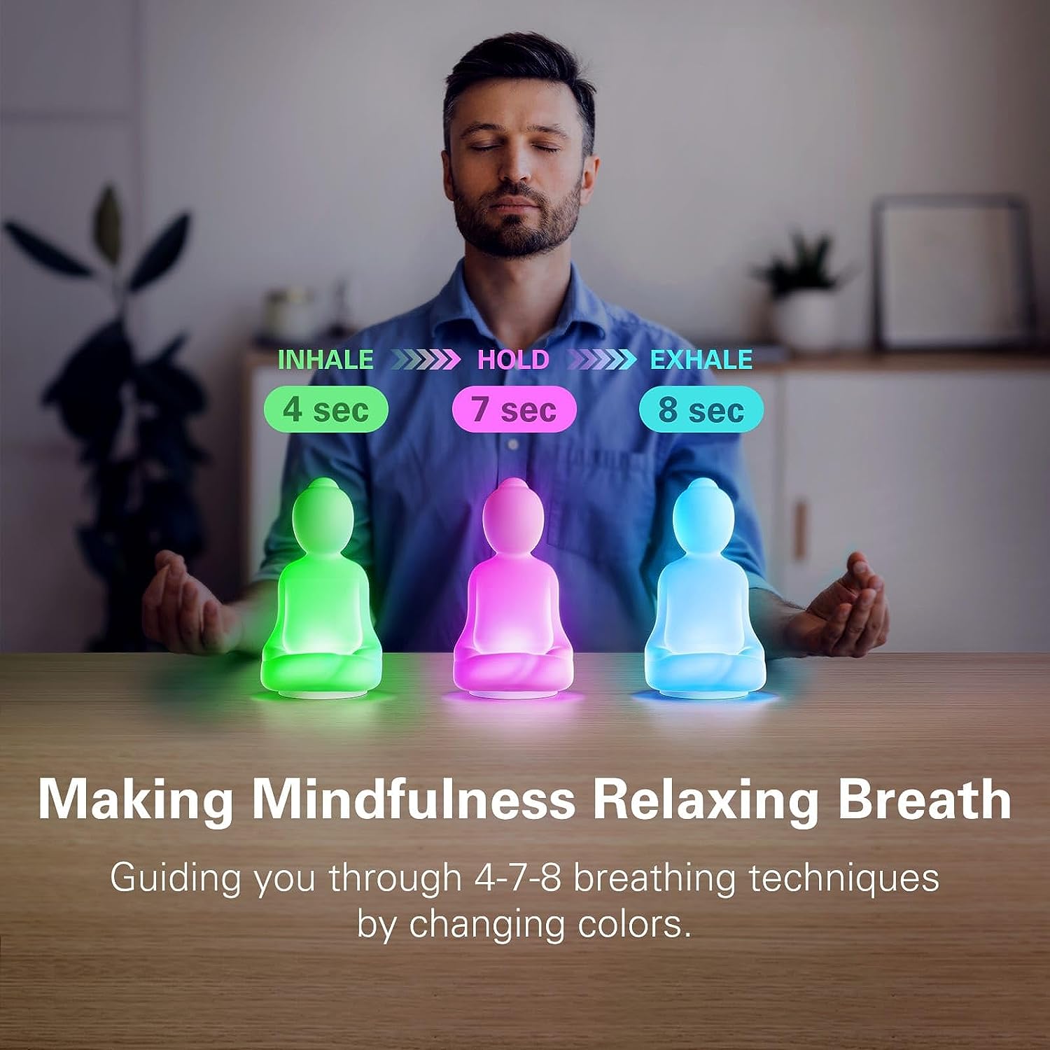 Mindful Breathing Yoga | 4-7-8 - Lighting Visual 评论和价格