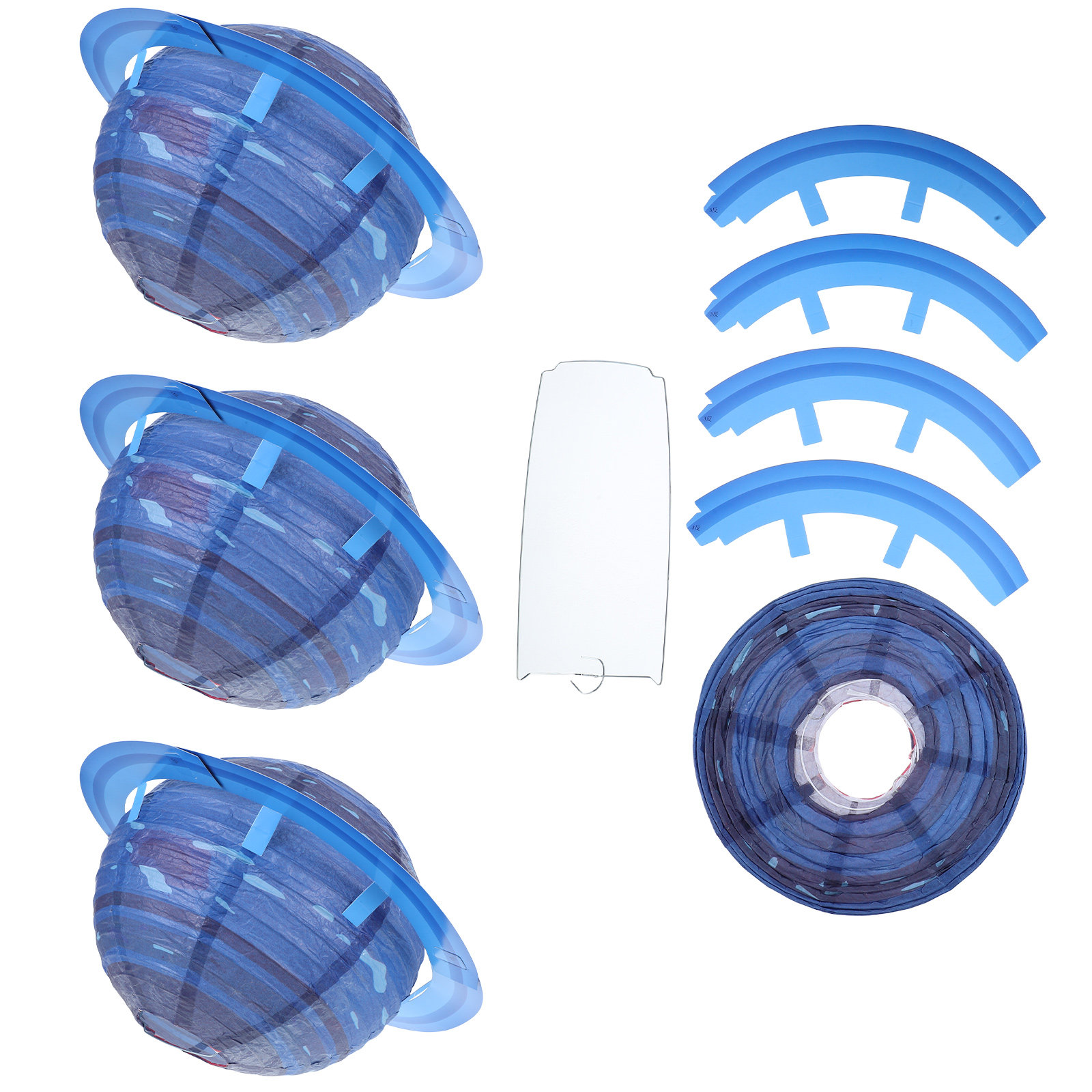 4Pcs Paper Planet Lanterns Han - Lantern Paper Solar 评论和价格