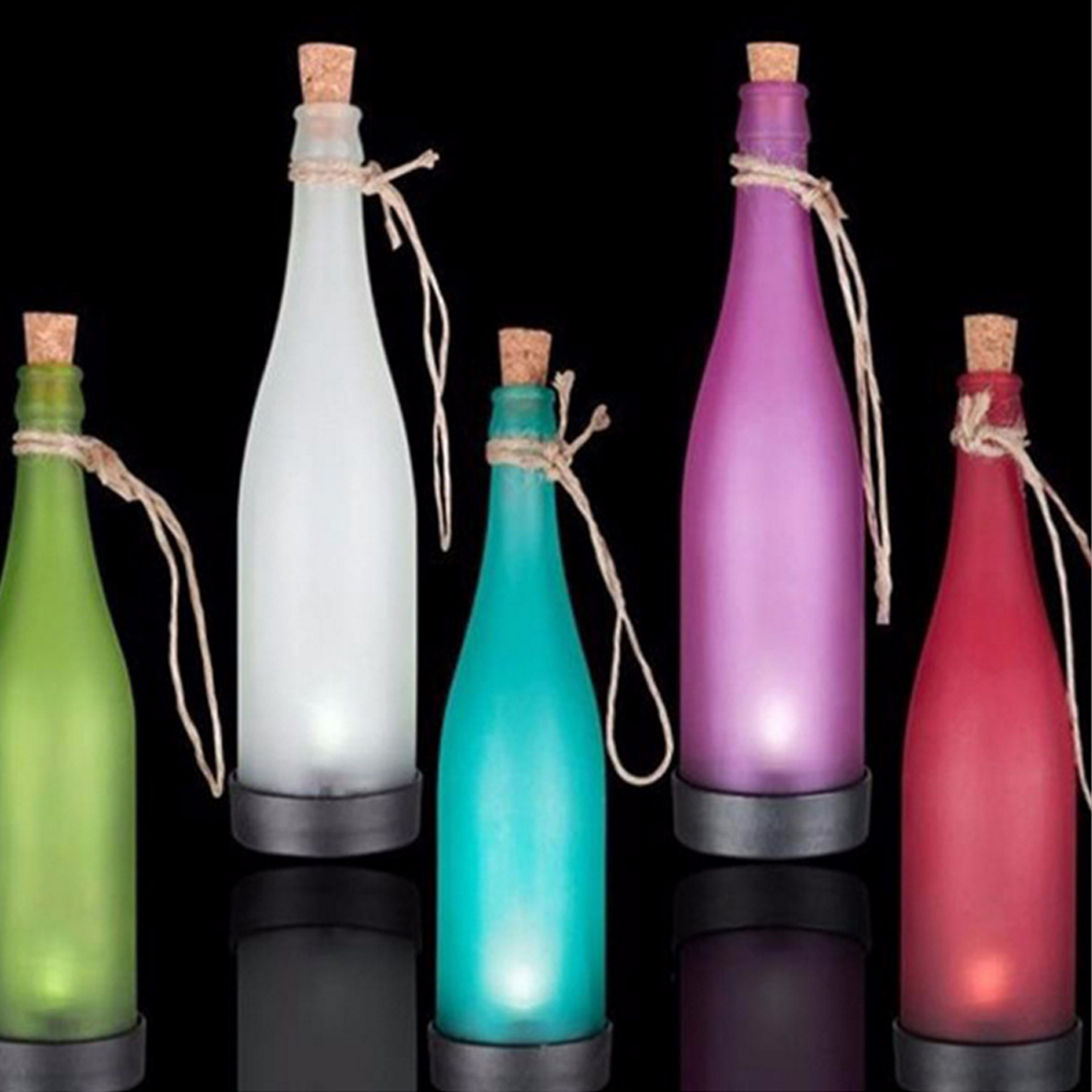 Wine Bottle Hanging Light Lamp - Lantern Paper Solar 评论和价格