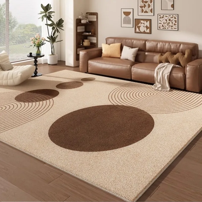 Cream Color Living Room Carpet - Decor Lighting Online 评论和价格