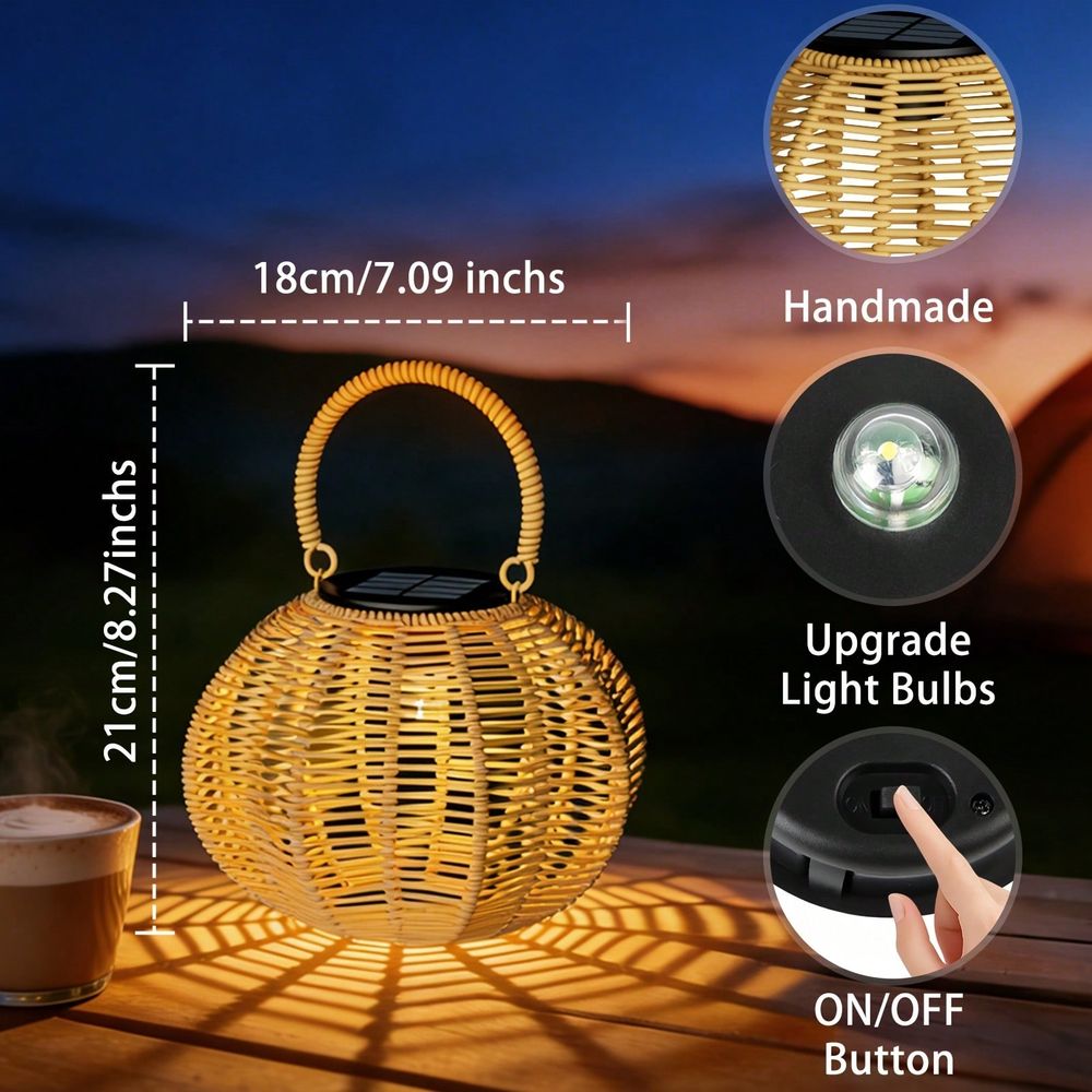 Rattan Solar Ambient Light For - Outdoor Lighting Wedding Decor 评论和价格