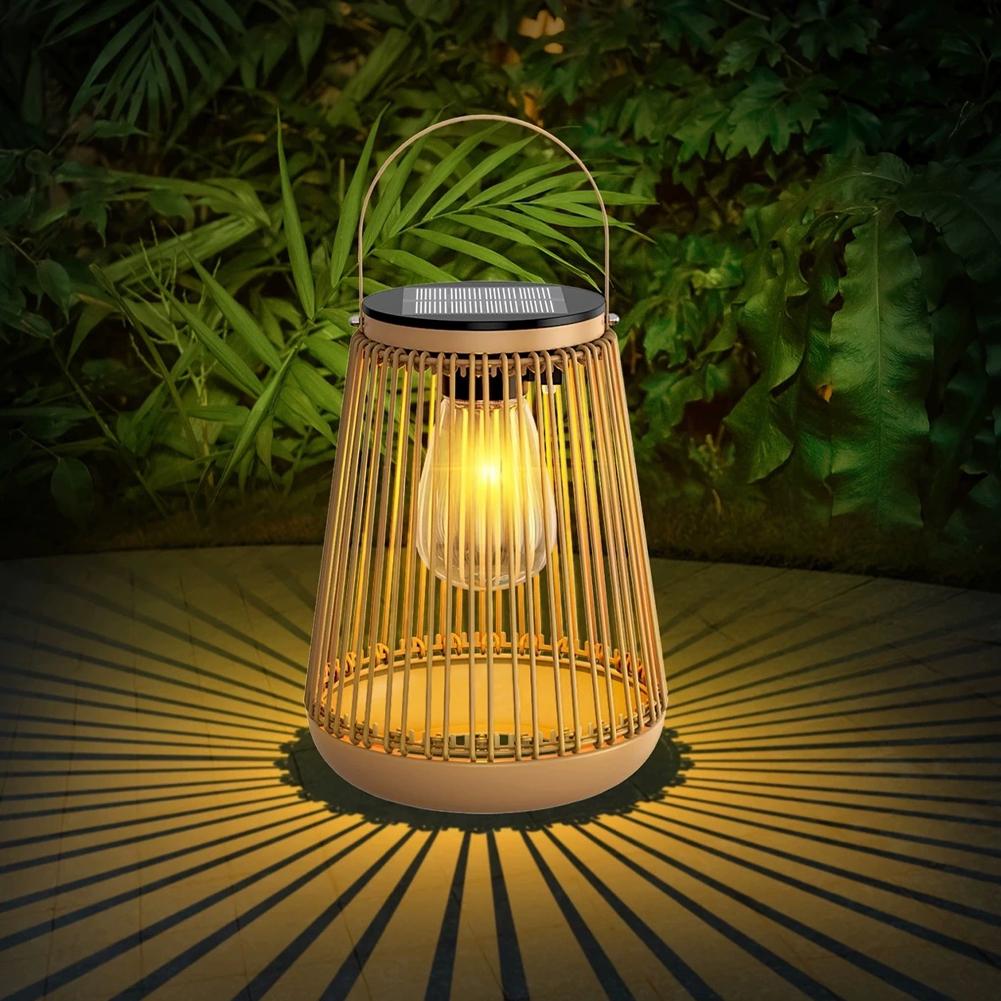 IP65 Waterproof Solar Rattan L - Decor Lighting Lamps 评论和价格