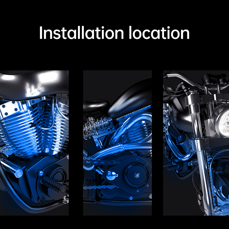 APP LED Motorcycle Car Atmosph - Lighting Bolt Decor 评论和价格