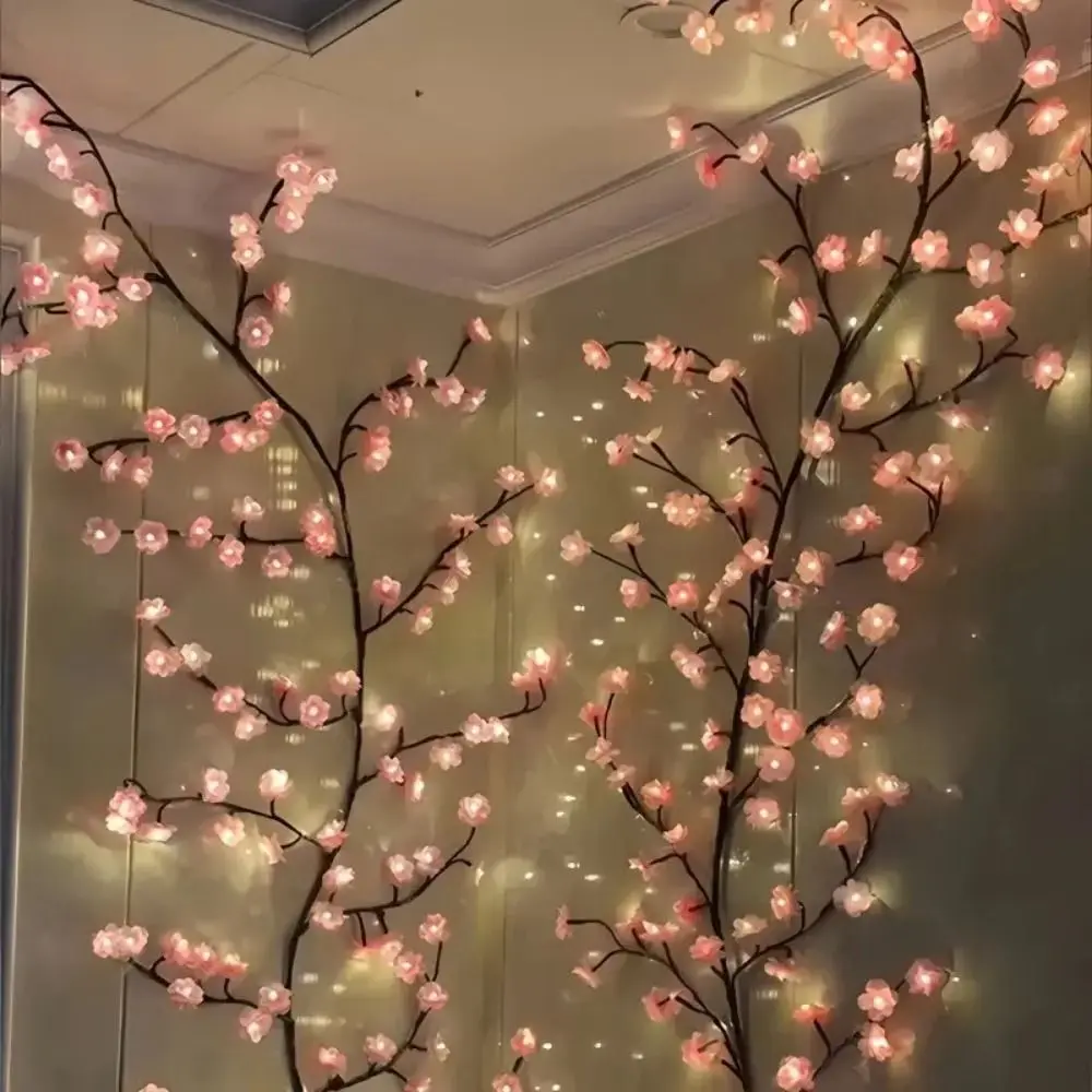 Cherry Blossom Willow Vine Twi - Home Decor Lighting Tree 评论和价格