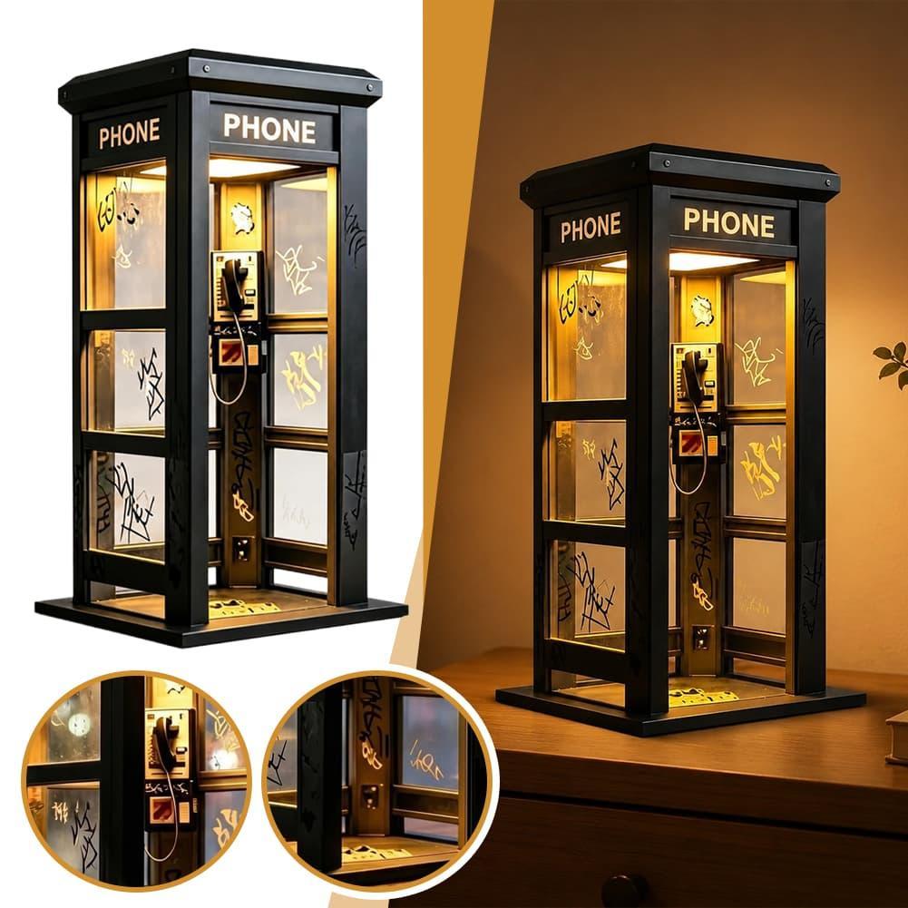 Vintage London Telephone Booth - Lighting Decor For Home 评论和价格