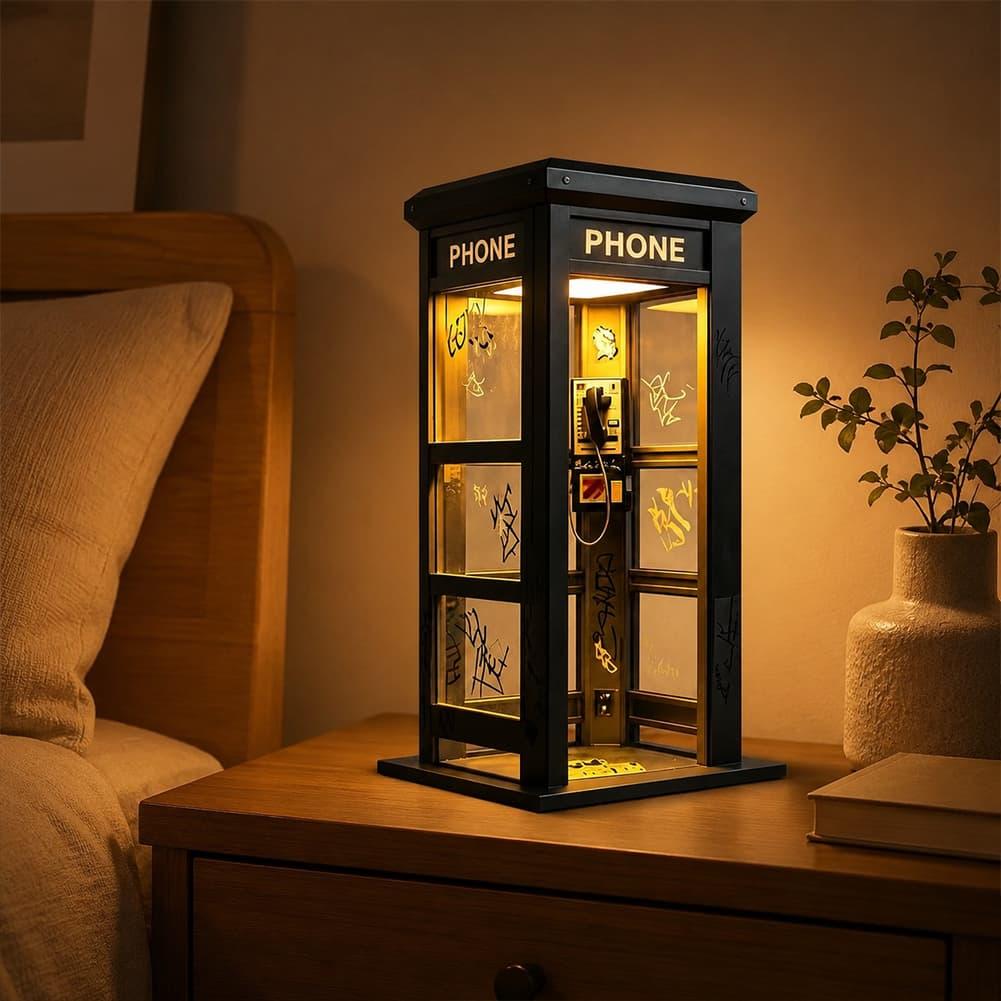 Vintage London Telephone Booth - Lighting Decor For Home 评论和价格