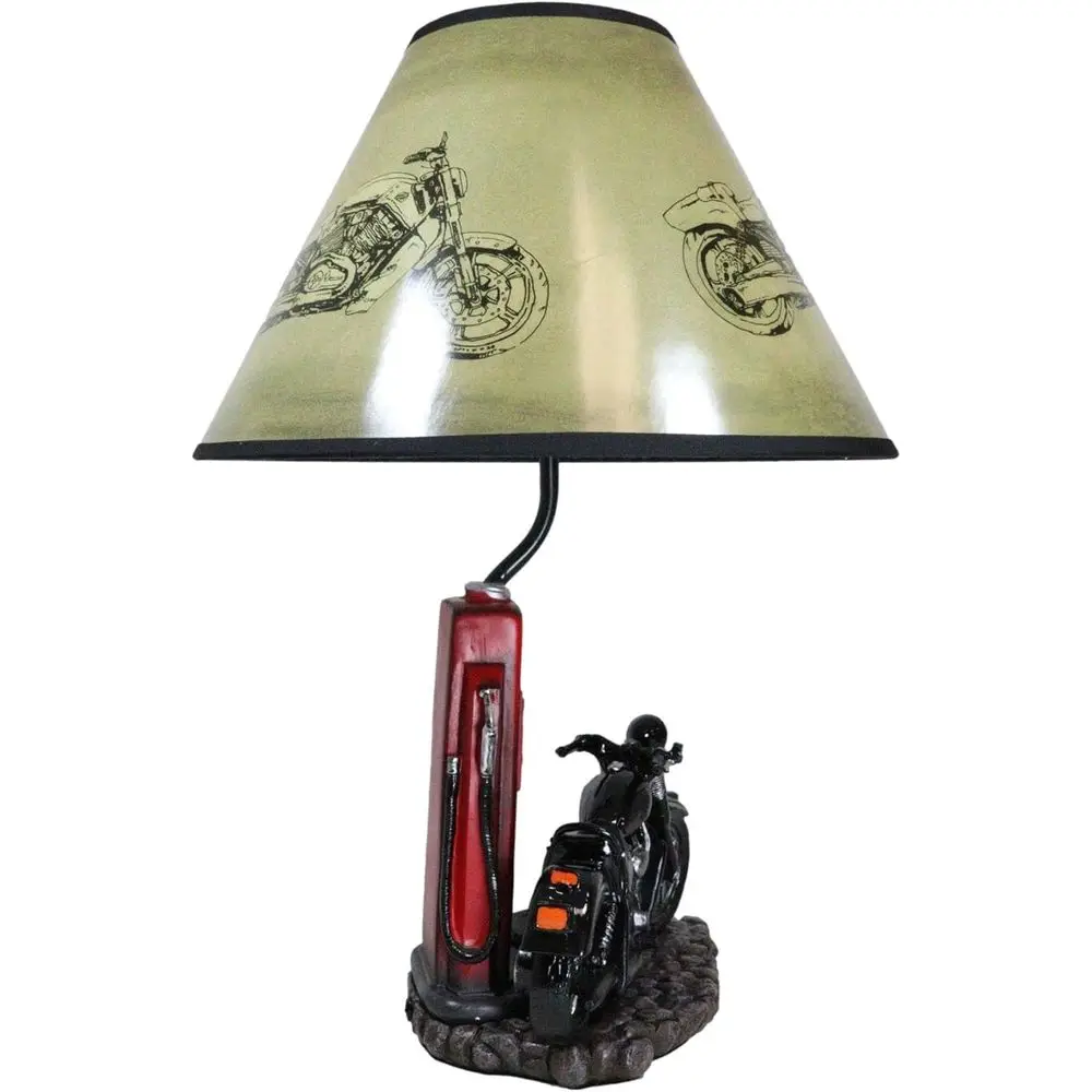 Vintage Retro Black Motorcycle - Lighting Decor For Home 评论和价格