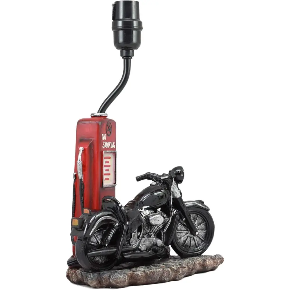Vintage Retro Black Motorcycle - Lighting Decor For Home 评论和价格