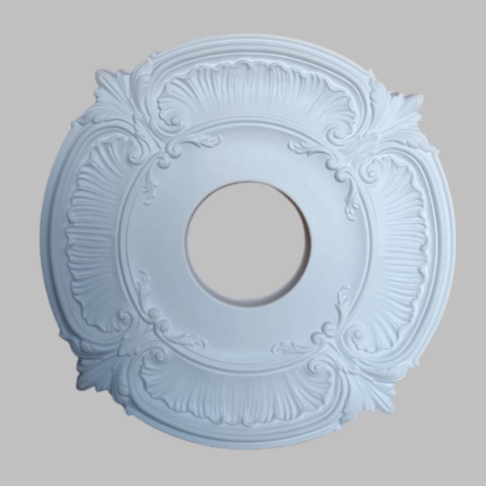Round PU Ceiling Medallion Fre - Decor Lighting & Decor Fires 评论和价格