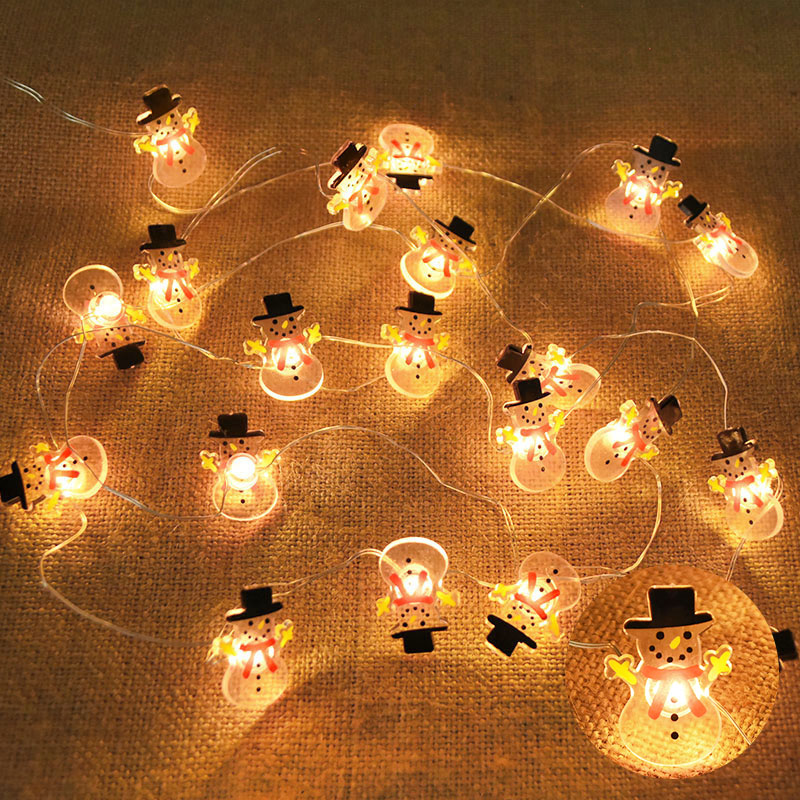 2M 20LED Santa Claus Snowflake - Home Decor Lighting Tree 评论和价格
