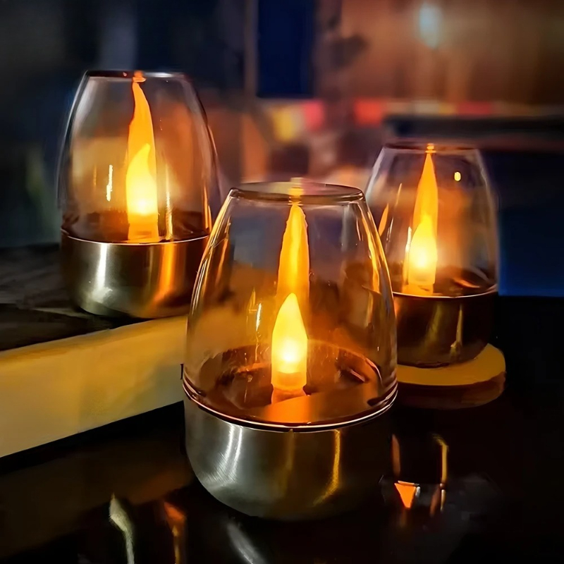 LED Solar Candles Light Flamel - Outdoor Lighting Wedding Decor 评论和价格