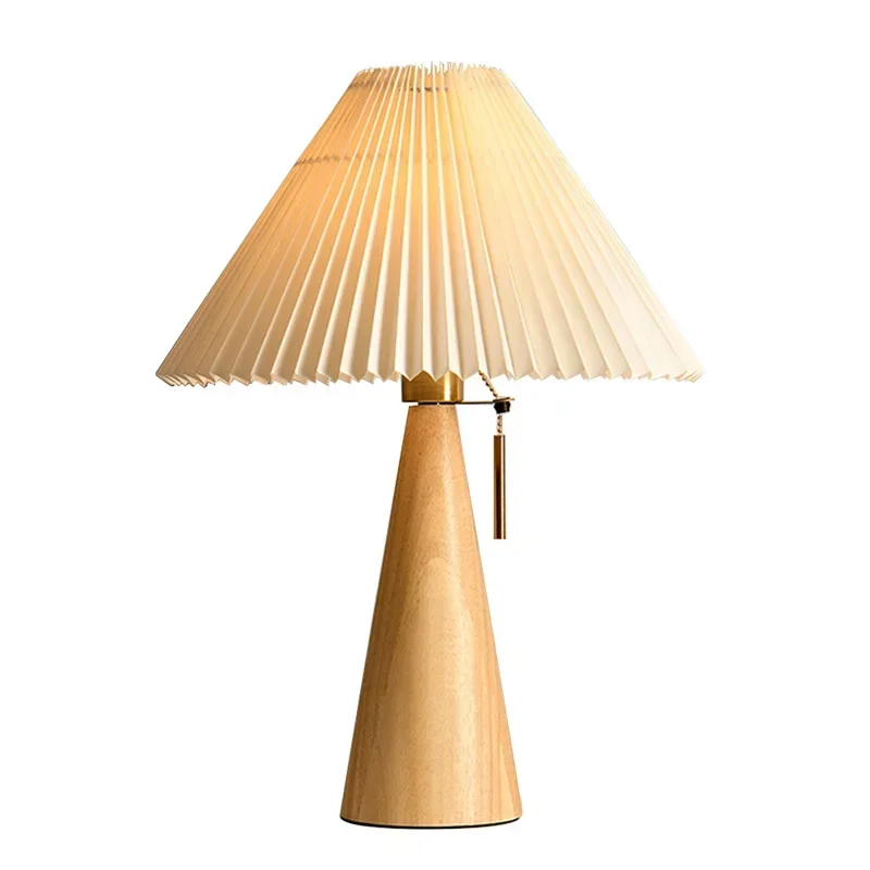 Retro Pleated Table Lamp Nordi - Lighting Decor For Home 评论和价格