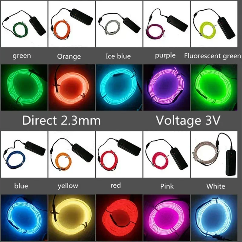 1M/3M/5M Flexible Neon Light B - Lighting Bolt Decor 评论和价格