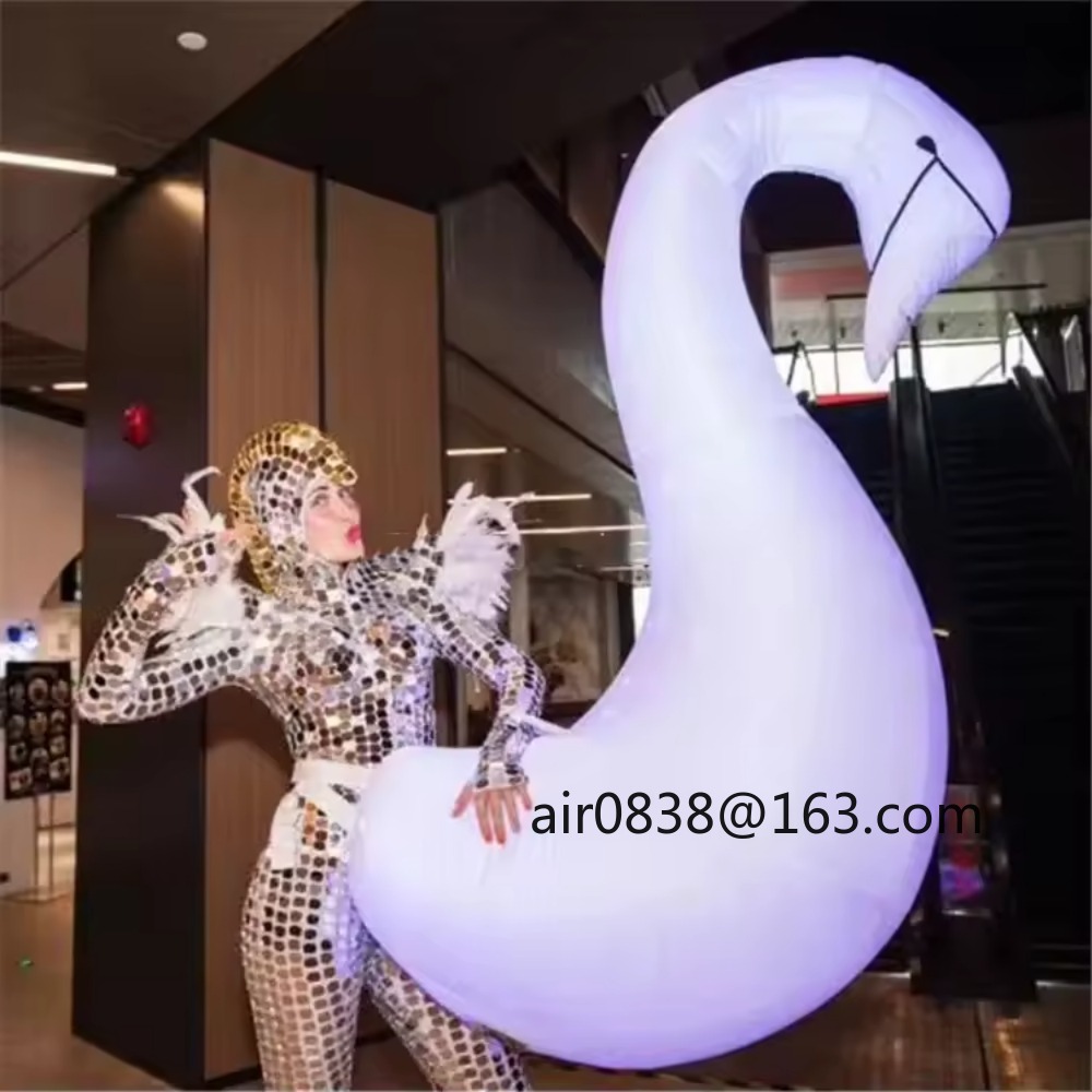 Wearable Inflatable Swan Costu - Decor Lighting The Parade 评论和价格