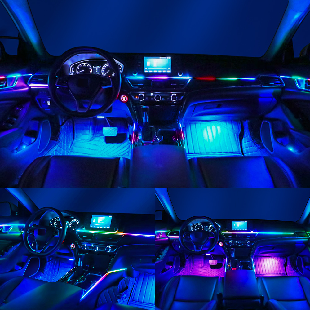 Universal Led Car Ambient Ligh - Lighting Bolt Decor 评论和价格